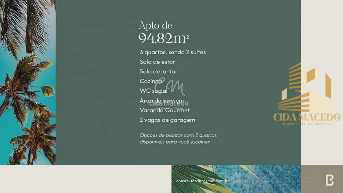 Foto 2 de Apartamento com 3 quartos à venda, 94m2 em Jardim Oceania, Joao Pessoa - PB