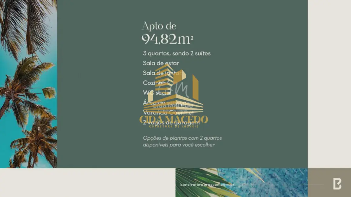 Foto 2 de Apartamento com 3 quartos à venda, 94m2 em Jardim Oceania, Joao Pessoa - PB