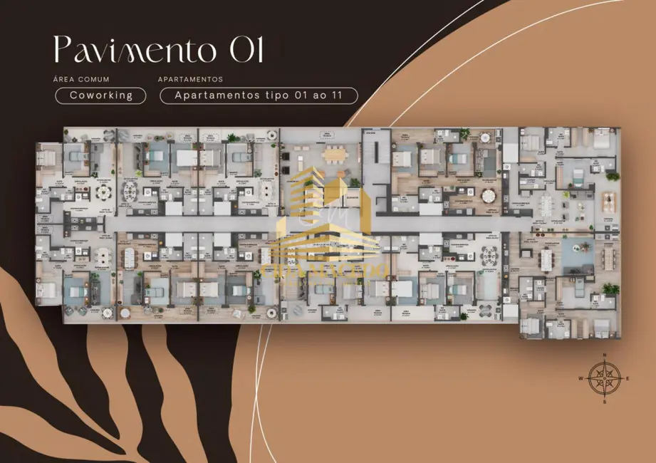 Foto 6 de Apartamento com 1 quarto à venda, 55m2 em Intermares, Cabedelo - PB