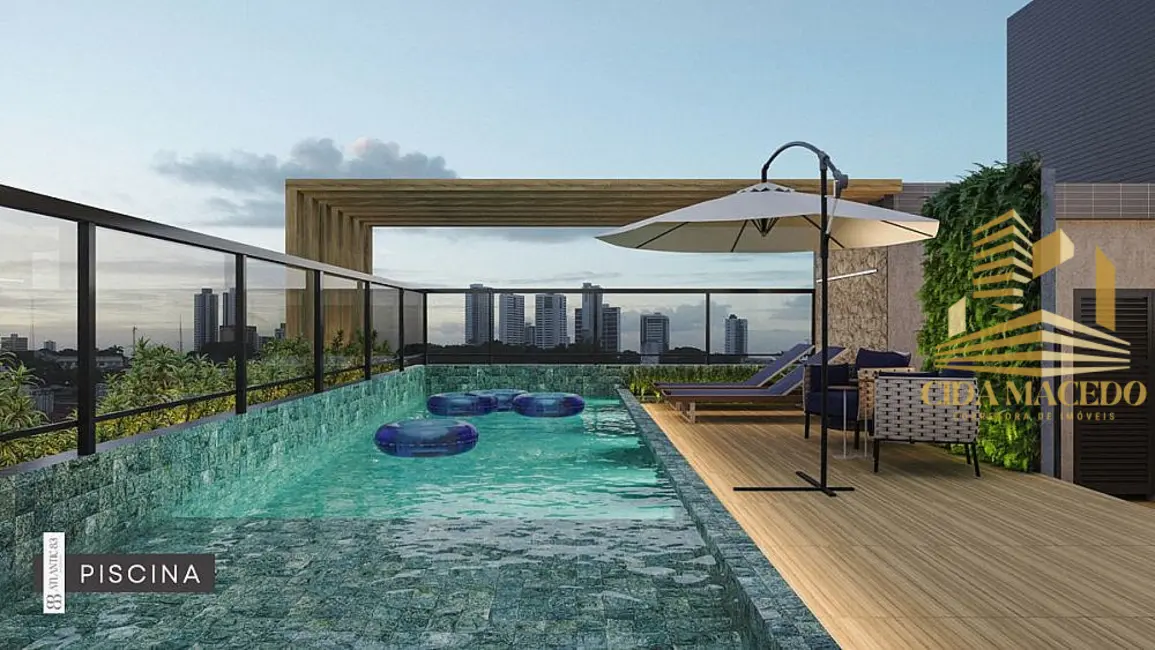 Foto 4 de Apartamento com 2 quartos à venda, 53m2 em Intermares, Cabedelo - PB