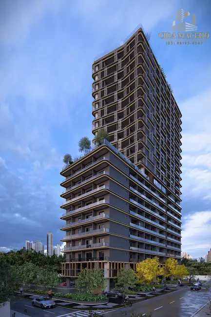 Foto 1 de Apartamento com 1 quarto à venda, 37m2 em Manaíra, Joao Pessoa - PB