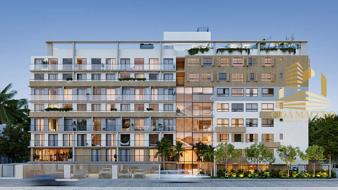 Foto 1 de Apartamento com 1 quarto à venda, 33m2 em Ponta de Campina, Cabedelo - PB