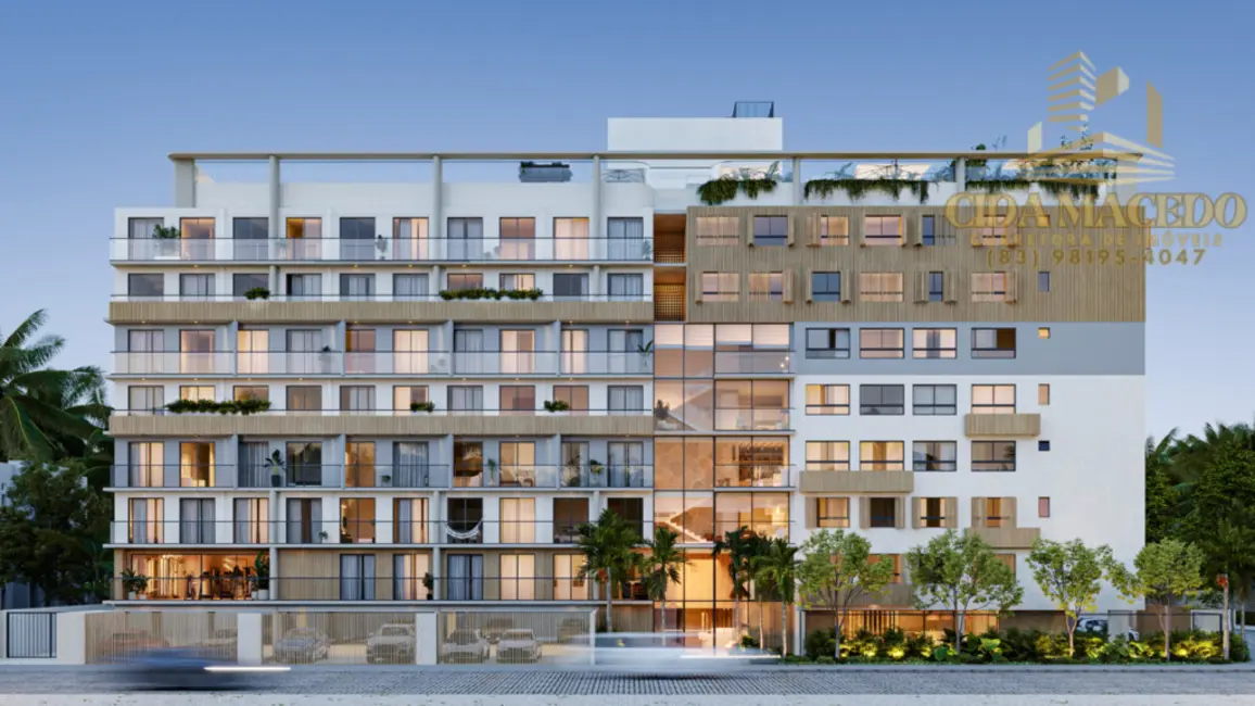 Foto 1 de Apartamento com 2 quartos à venda, 54m2 em Ponta de Campina, Cabedelo - PB