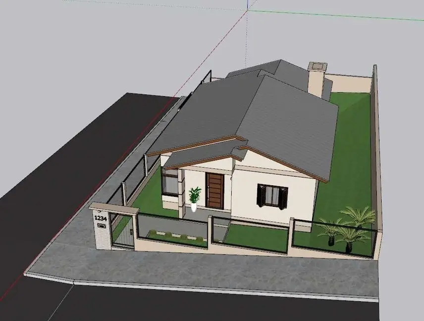 Foto 2 de Sobrado com 2 quartos à venda, 102m2 em Centro, Ibiruba - RS