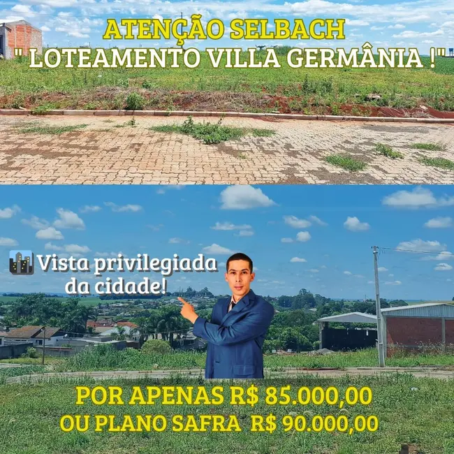 Foto 1 de Terreno / Lote à venda, 240m2 em Centro, Selbach - RS