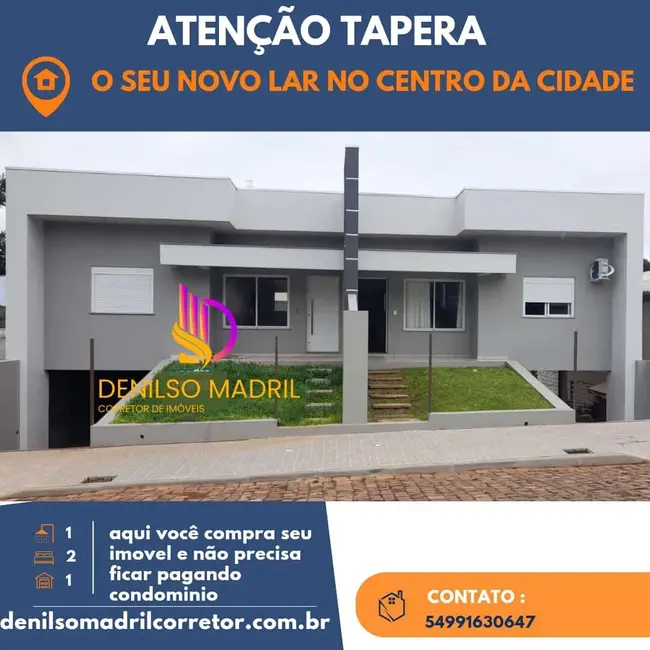Foto 1 de Apartamento com 2 quartos à venda, 152m2 em Tapera - RS