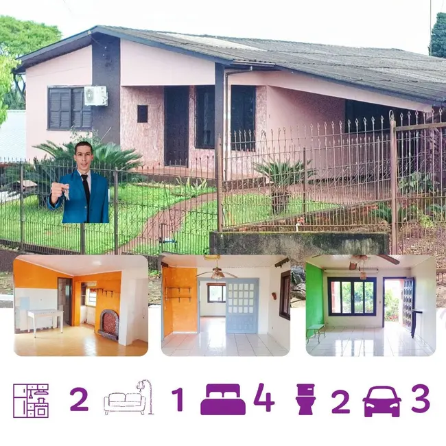 Foto 1 de Sobrado com 3 quartos à venda, 230m2 em Centro, Colorado - RS