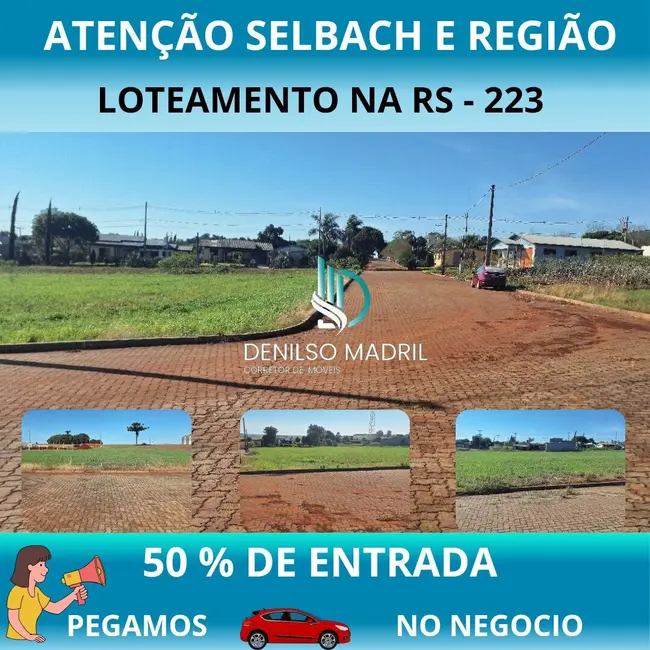 Foto 1 de Terreno / Lote à venda, 331m2 em Selbach - RS
