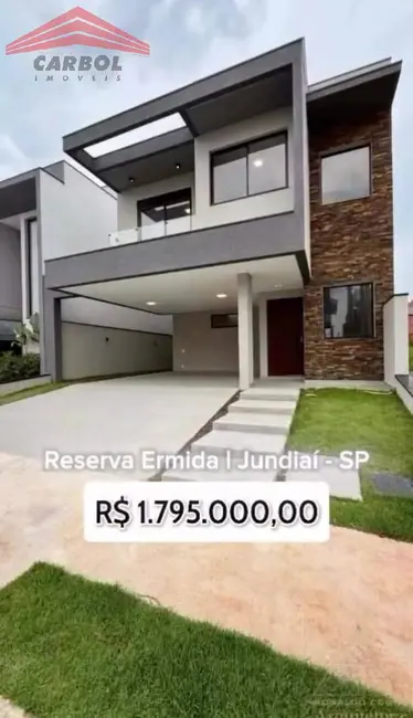 Foto 1 de Casa de Condomínio com 3 quartos à venda, 250m2 em Recanto Quarto Centenário, Jundiai - SP