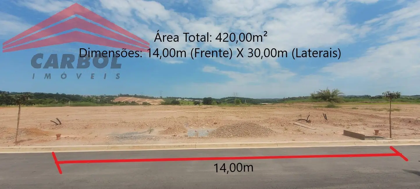 Foto 2 de Lote de Condomínio à venda, 420m2 em Corrupira, Jundiai - SP