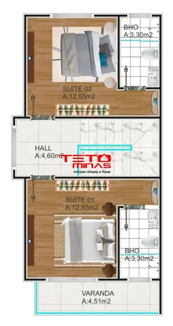 Casa com 2 quartos à venda, 132m2 em Sao Lourenco - MG - imagem 3 Foto 3 de Casa com 2 quartos à venda, 132m2 em Sao Lourenco - MG