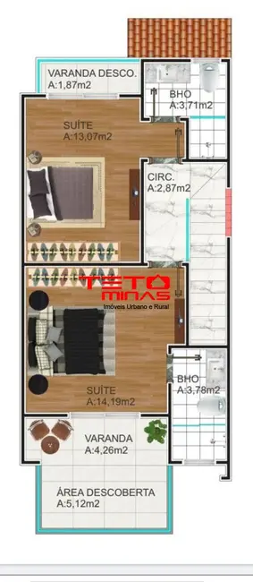 Casa com 3 quartos à venda, 112m2 em Sao Lourenco - MG - imagem 4 Foto 4 de Casa com 3 quartos à venda, 112m2 em Sao Lourenco - MG