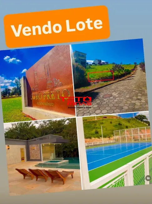 Foto 1 de Terreno / Lote à venda, 258m2 em Sao Lourenco - MG