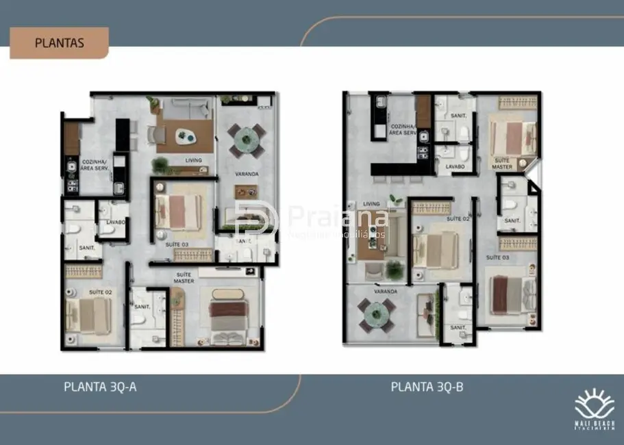 Foto 7 de Apartamento com 3 quartos à venda, 81m2 em Camacari - BA