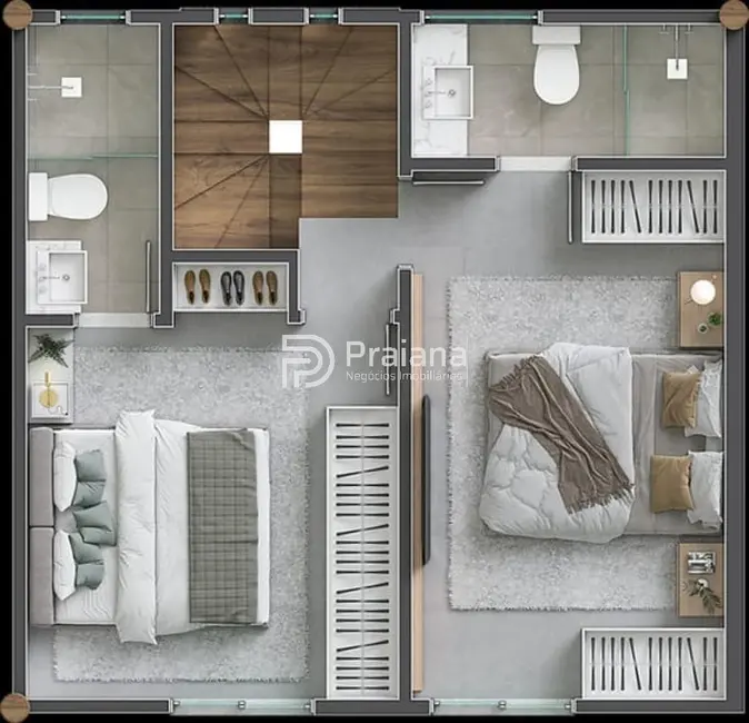 Casa de Condomínio com 3 quartos à venda, 87m2 em Mata De Sao Joao - BA - imagem 9 Foto 9 de Casa de Condomínio com 3 quartos à venda, 87m2 em Mata De Sao Joao - BA