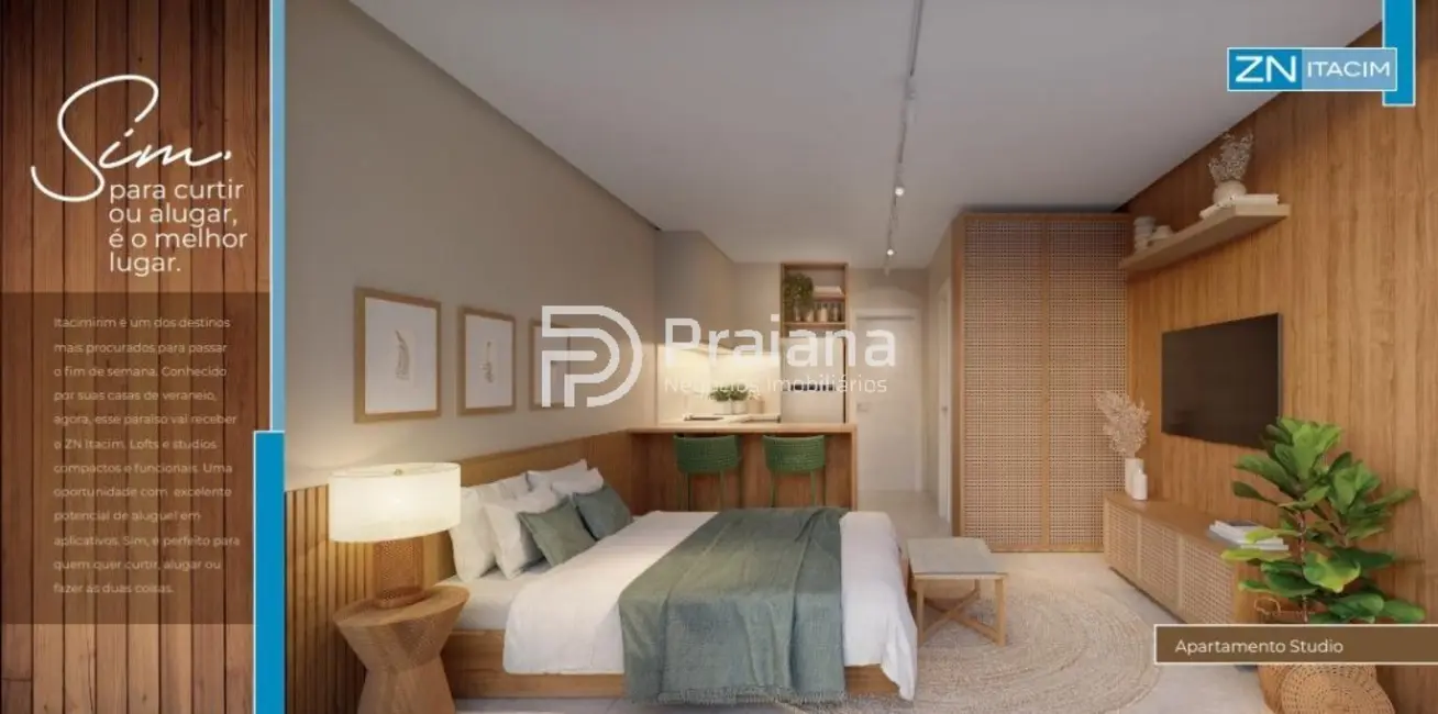 Foto 9 de Apartamento com 1 quarto à venda, 26m2 em Camacari - BA