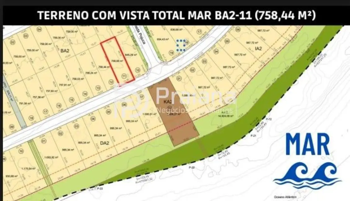 Terreno / Lote à venda, 758m2 em Camacari - BA - imagem 9 Foto 9 de Terreno / Lote à venda, 758m2 em Camacari - BA