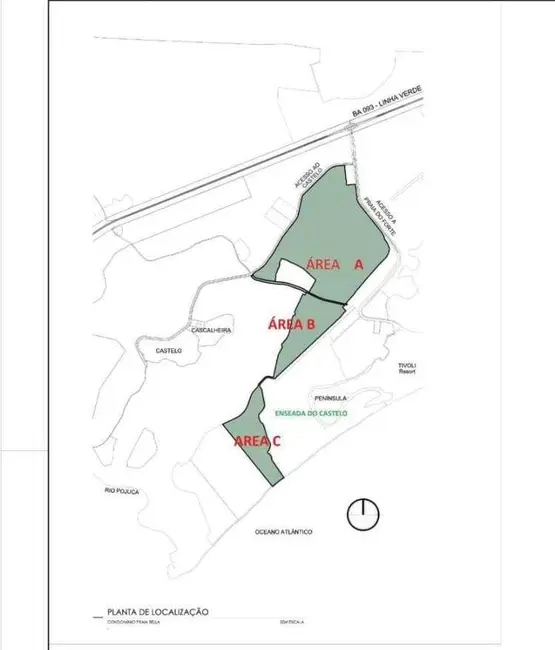 Foto 7 de Terreno / Lote à venda, 594m2 em Mata De Sao Joao - BA