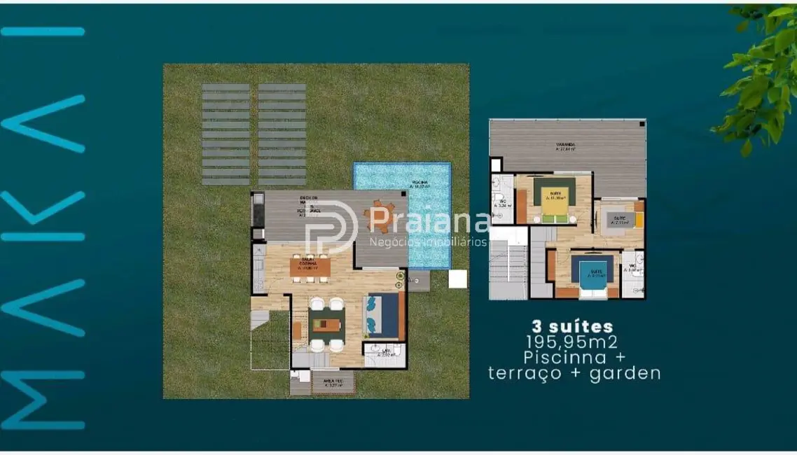 Casa de Condomínio com 2 quartos à venda, 75m2 em Mata De Sao Joao - BA - imagem 3 Foto 3 de Casa de Condomínio com 2 quartos à venda, 75m2 em Mata De Sao Joao - BA