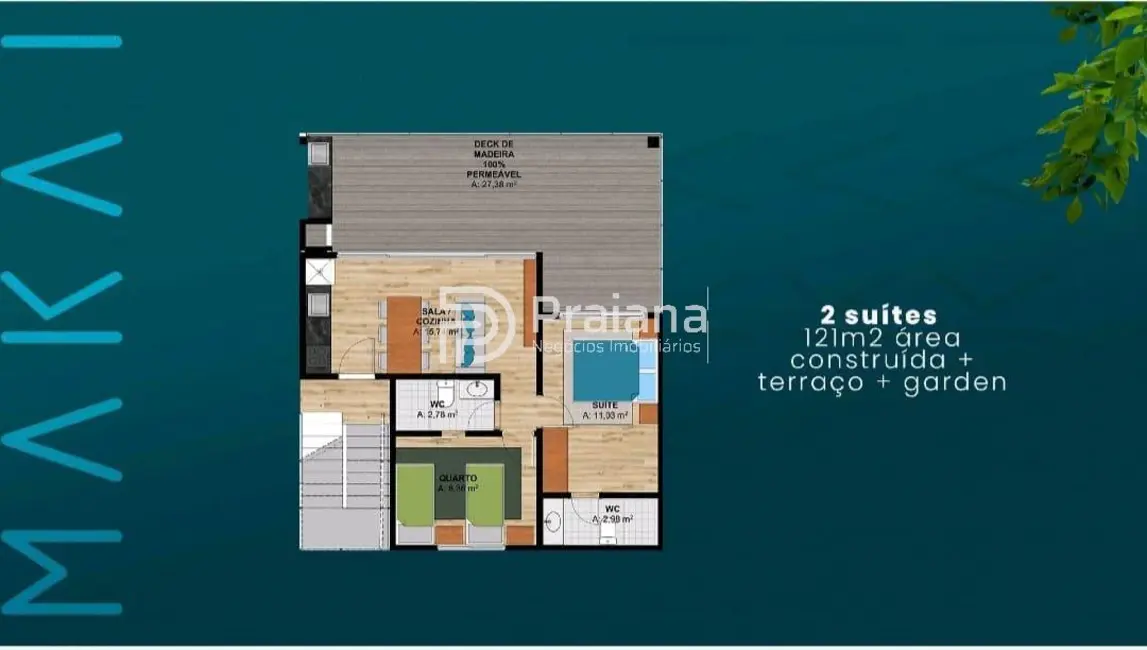Casa de Condomínio com 2 quartos à venda, 75m2 em Mata De Sao Joao - BA - imagem 2 Foto 2 de Casa de Condomínio com 2 quartos à venda, 75m2 em Mata De Sao Joao - BA
