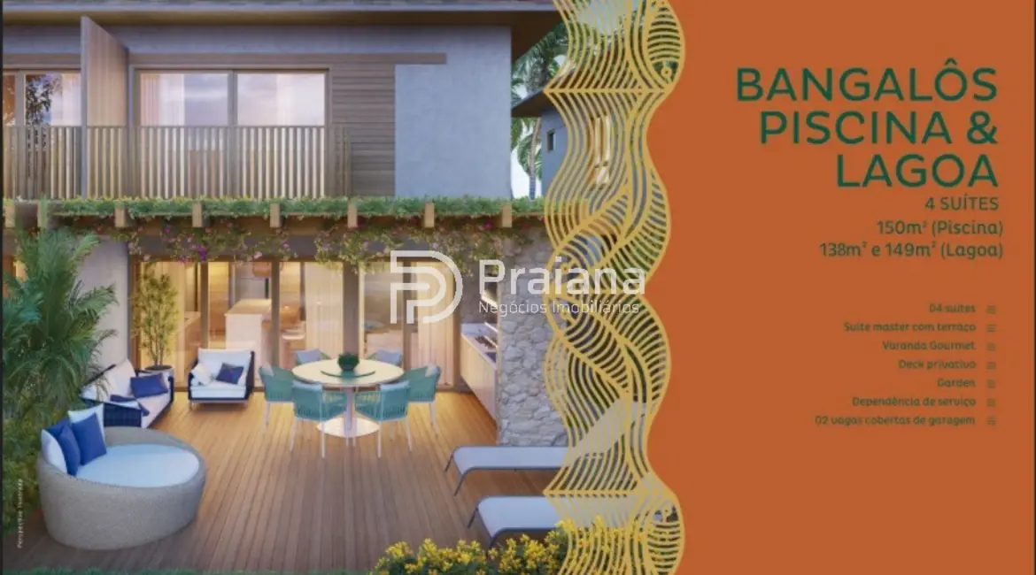 Casa de Condomínio com 4 quartos à venda, 151m2 em Camacari - BA - imagem 1 Foto 1 de Casa de Condomínio com 4 quartos à venda, 151m2 em Camacari - BA