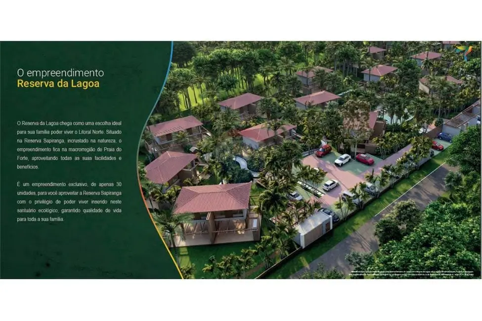 Casa de Condomínio com 3 quartos à venda, 120m2 em Mata De Sao Joao - BA - imagem 2 Foto 2 de Casa de Condomínio com 3 quartos à venda, 120m2 em Mata De Sao Joao - BA