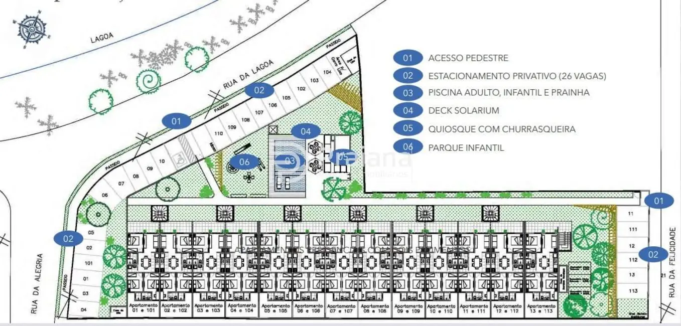 Foto 7 de Apartamento com 3 quartos à venda, 66m2 em Camacari - BA
