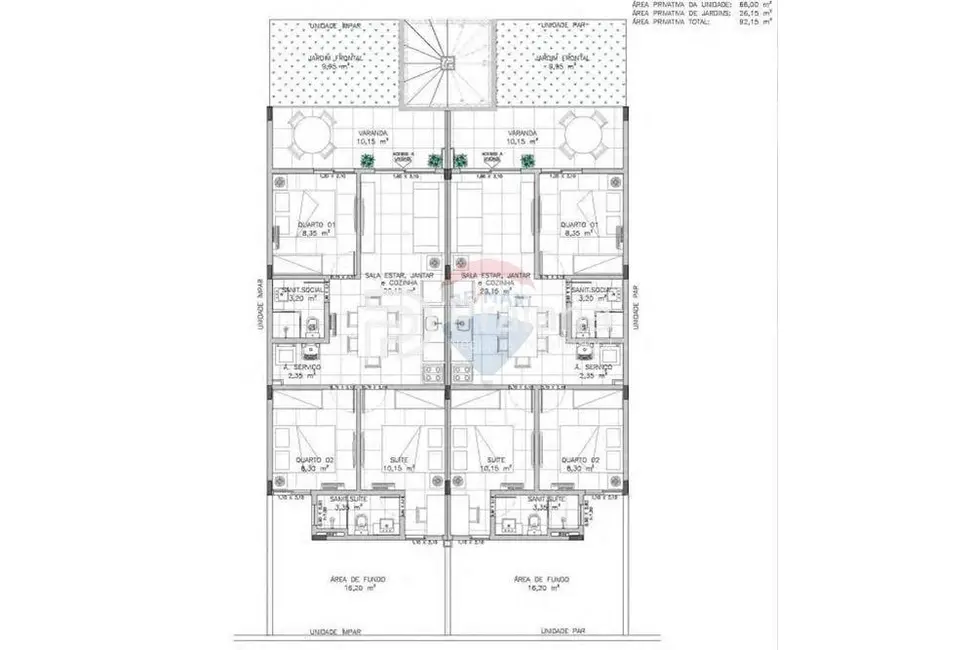 Apartamento com 3 quartos à venda, 66m2 em Camacari - BA - imagem 5 Foto 5 de Apartamento com 3 quartos à venda, 66m2 em Camacari - BA