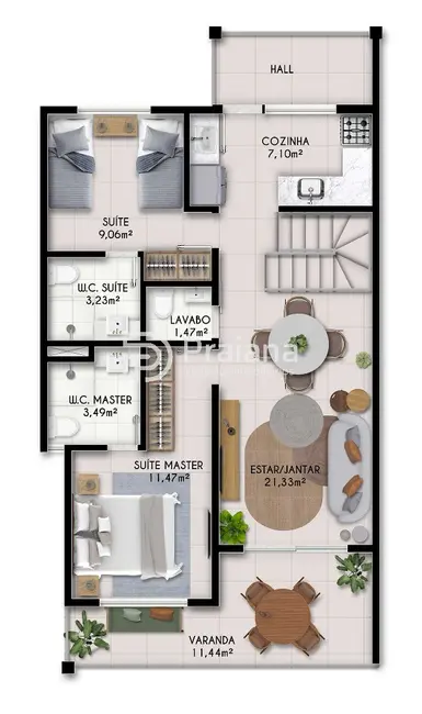Foto 7 de Apartamento com 2 quartos à venda, 73m2 em Camacari - BA