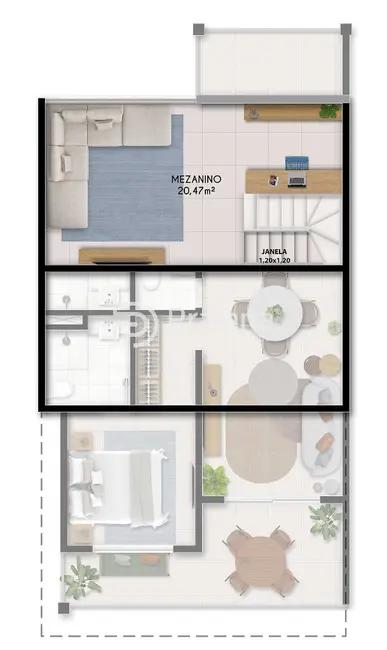 Foto 4 de Apartamento com 2 quartos à venda, 73m2 em Camacari - BA