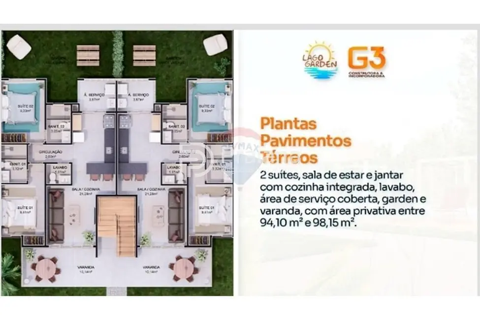 Foto 4 de Apartamento com 2 quartos à venda, 94m2 em Camacari - BA