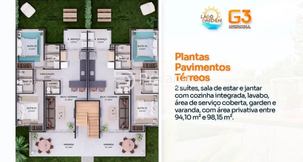 Foto 4 de Apartamento com 2 quartos à venda, 94m2 em Camacari - BA