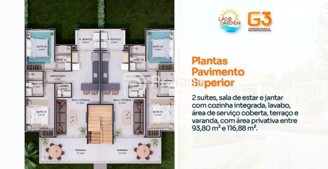 Foto 9 de Apartamento com 2 quartos à venda, 94m2 em Camacari - BA