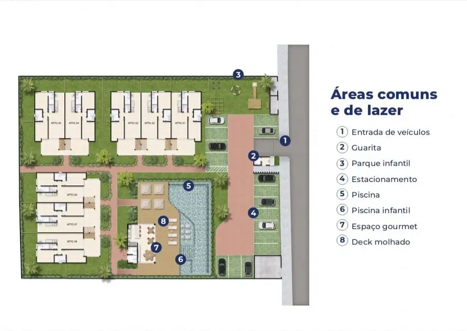 Apartamento com 2 quartos à venda, 68m2 em Camacari - BA - imagem 8 Foto 8 de Apartamento com 2 quartos à venda, 68m2 em Camacari - BA