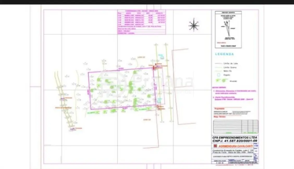 Foto 7 de Terreno / Lote à venda, 700m2 em Mata De Sao Joao - BA