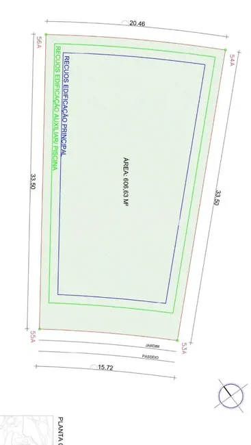 Foto 3 de Terreno / Lote à venda, 606m2 em Mata De Sao Joao - BA