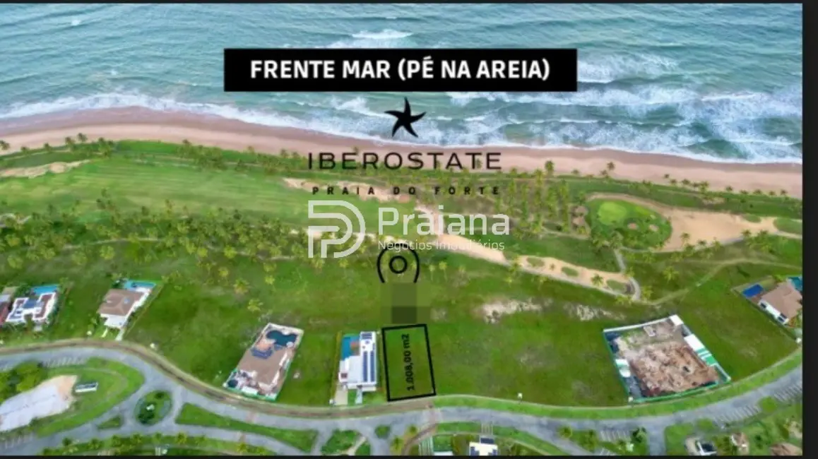 Foto 1 de Terreno / Lote à venda, 1008m2 em Mata De Sao Joao - BA
