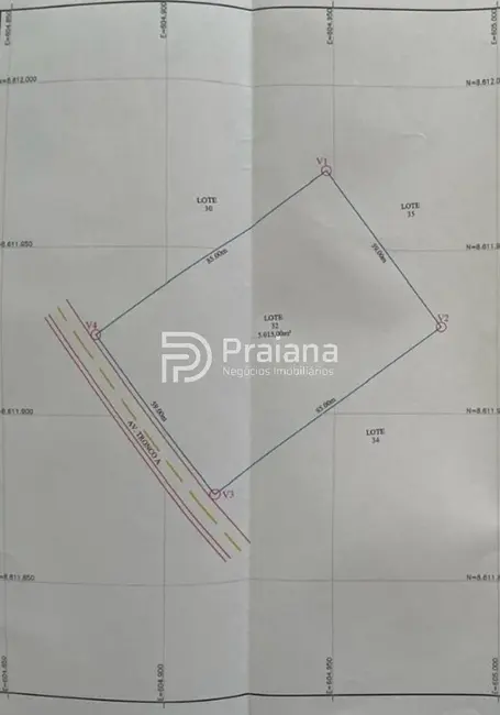 Foto 2 de Terreno / Lote à venda, 5015m2 em Mata De Sao Joao - BA