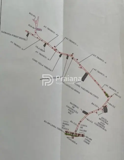 Foto 3 de Terreno / Lote à venda, 5015m2 em Mata De Sao Joao - BA