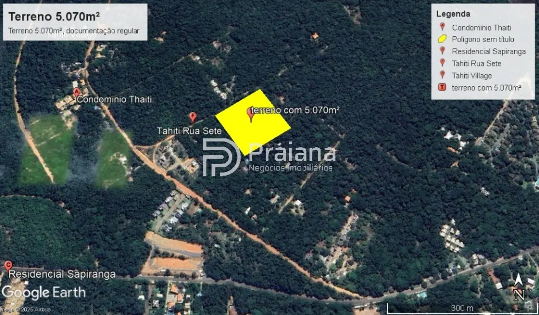 Terreno / Lote à venda, 5070m2 em Mata De Sao Joao - BA - imagem 3 Foto 3 de Terreno / Lote à venda, 5070m2 em Mata De Sao Joao - BA