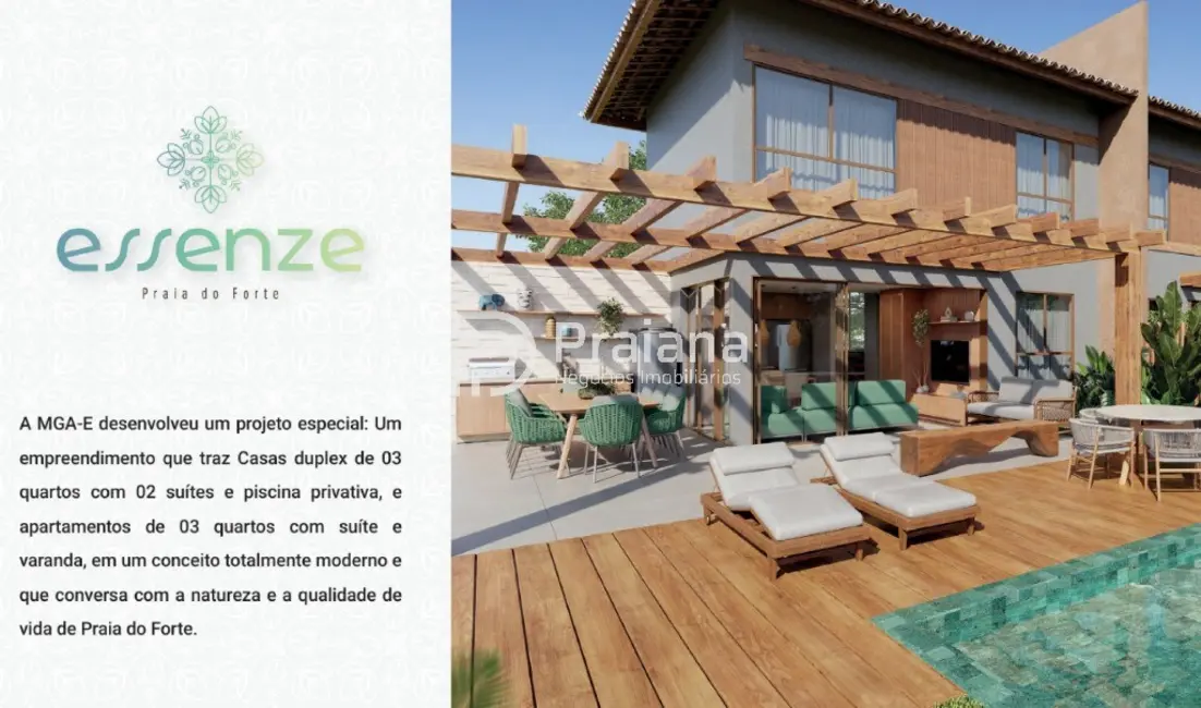 Foto 2 de Apartamento com 3 quartos à venda, 70m2 em Mata De Sao Joao - BA