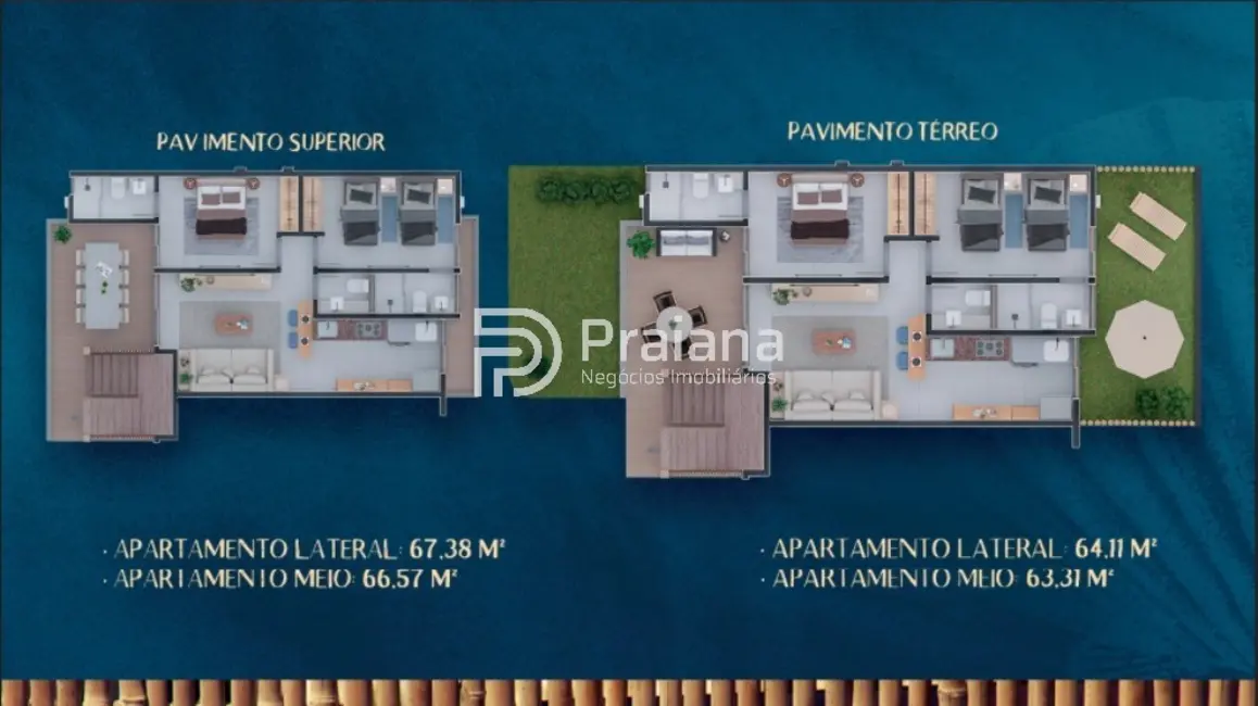 Foto 6 de Apartamento com 2 quartos à venda, 63m2 em Camacari - BA