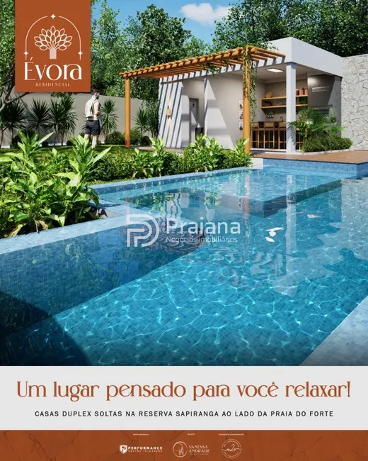 Foto 3 de Casa de Condomínio com 3 quartos à venda, 72m2 em Mata De Sao Joao - BA