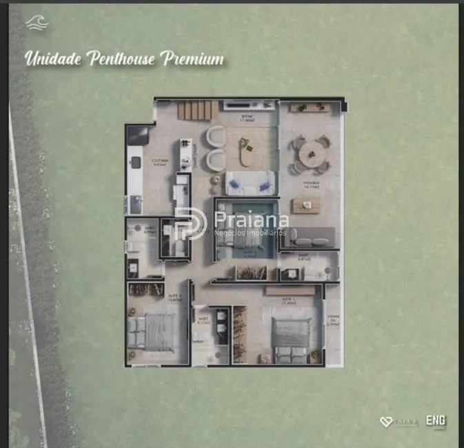 Foto 4 de Apartamento com 3 quartos à venda, 88m2 em Camacari - BA