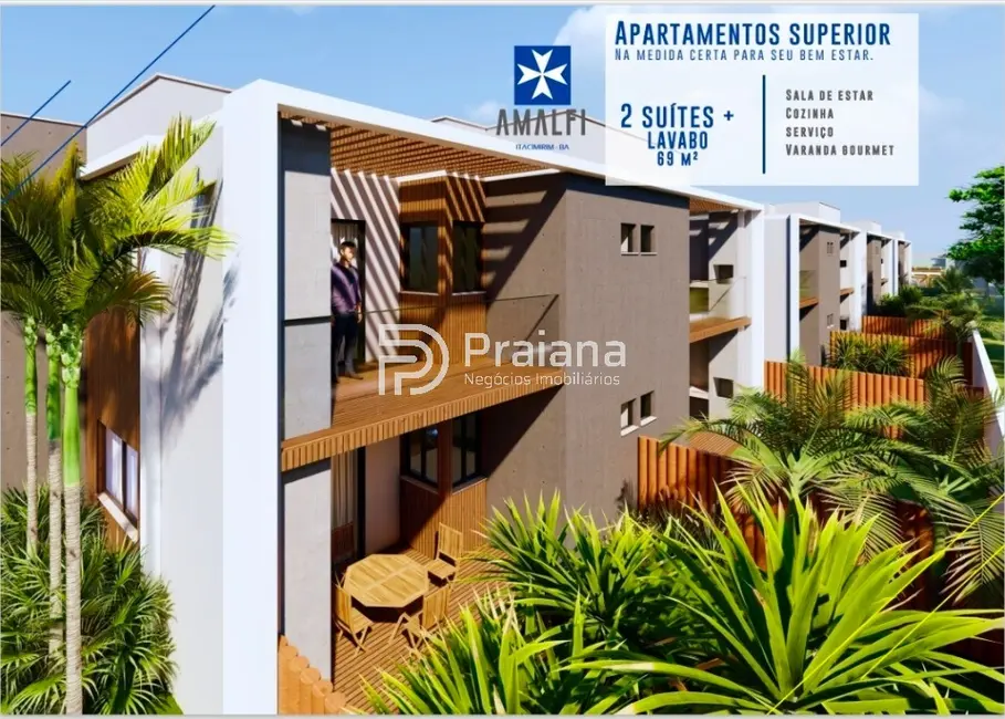 Foto 3 de Apartamento com 2 quartos à venda, 69m2 em Camacari - BA