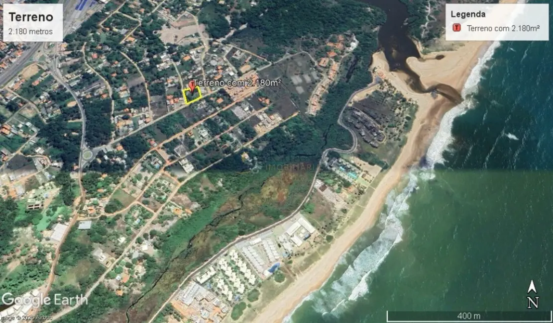 Foto 3 de Terreno / Lote à venda, 2180m2 em Camacari - BA