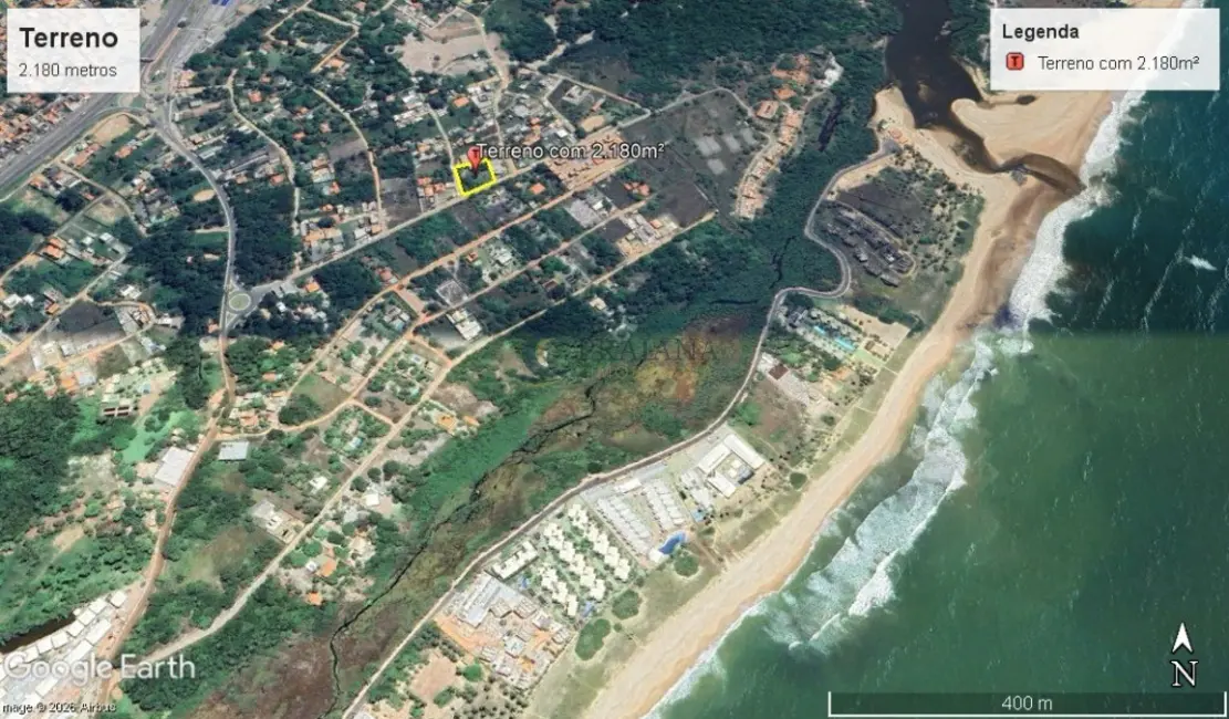 Foto 1 de Terreno / Lote à venda, 2180m2 em Camacari - BA