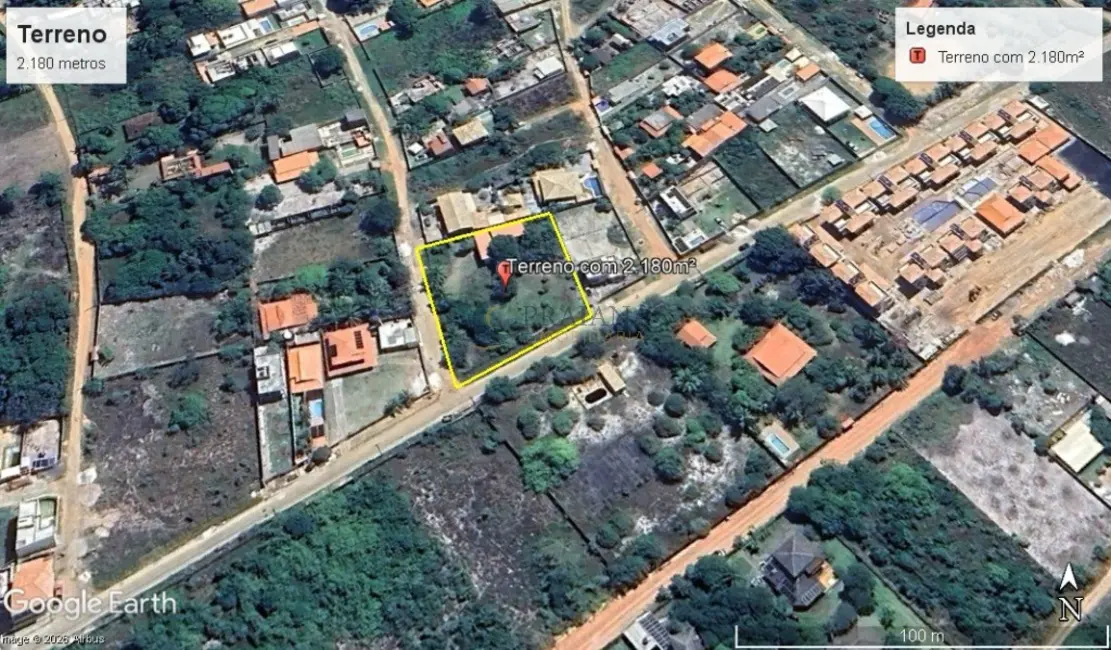 Foto 2 de Terreno / Lote à venda, 2180m2 em Camacari - BA