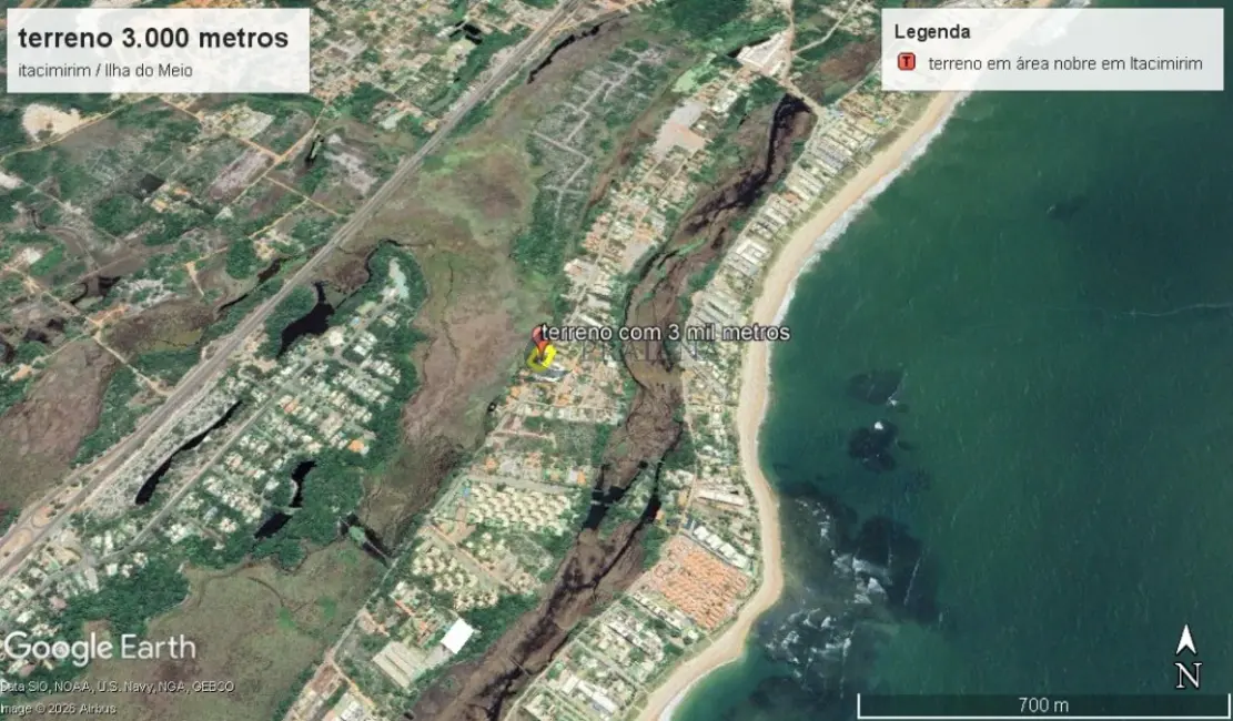 Terreno / Lote à venda, 3000m2 em Camacari - BA - imagem 4 Foto 4 de Terreno / Lote à venda, 3000m2 em Camacari - BA