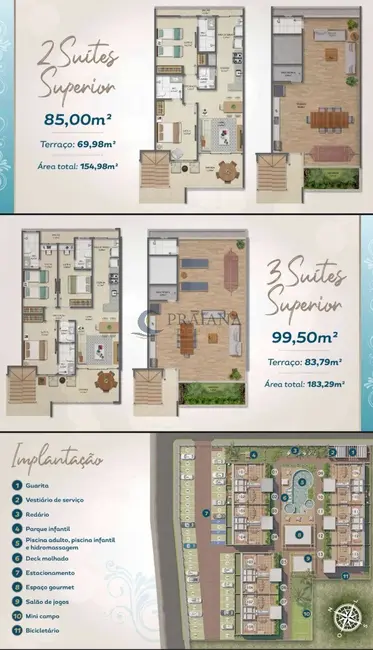 Foto 4 de Apartamento com 2 quartos à venda, 95m2 em Camacari - BA